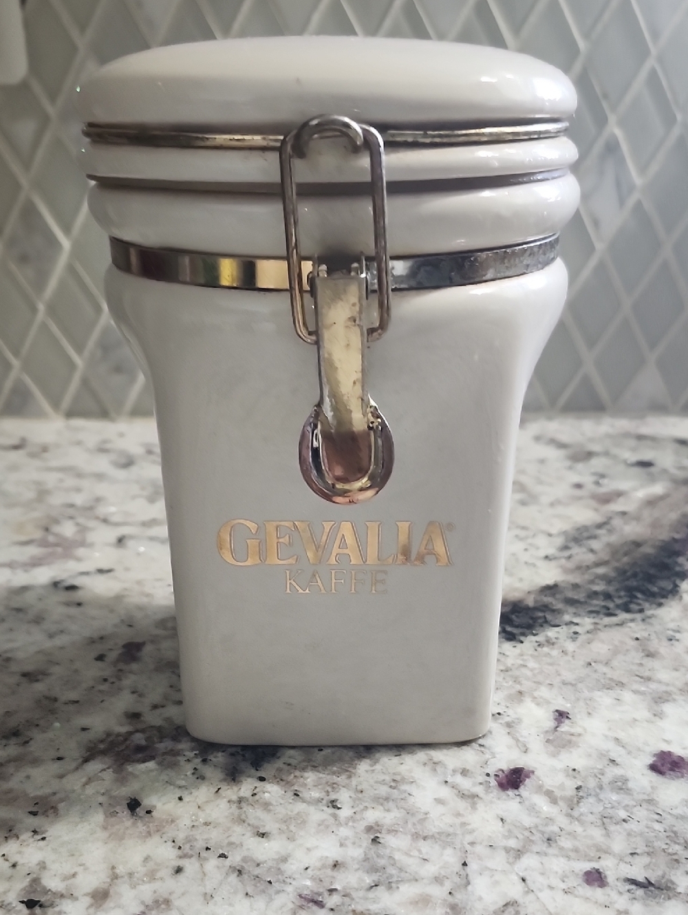 Gevalia Kaffe Ceramic Container